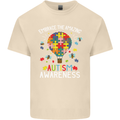 Embrace the Amazing Autism Autistic ASD Mens Cotton T-Shirt Tee Top Natural