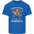 Embrace the Amazing Autism Autistic ASD Mens Cotton T-Shirt Tee Top Royal Blue