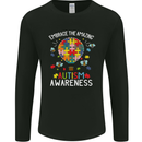 Embrace the Amazing Autism Autistic ASD Mens Long Sleeve T-Shirt Black