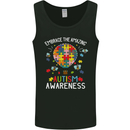 Embrace the Amazing Autism Autistic ASD Mens Vest Tank Top Black