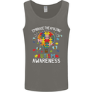 Embrace the Amazing Autism Autistic ASD Mens Vest Tank Top Charcoal