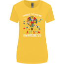 Embrace the Amazing Autism Autistic ASD Womens Wider Cut T-Shirt Yellow