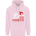 Emergency Drums Drummer Drumming Childrens Kids Hoodie Light Pink