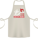 Emergency Drums Drummer Drumming Cotton Apron 100% Organic Natural