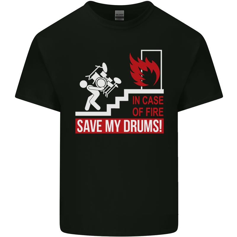 Emergency Drums Drummer Drumming Kids T-Shirt Childrens Black