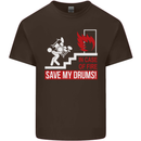 Emergency Drums Drummer Drumming Kids T-Shirt Childrens Chocolate