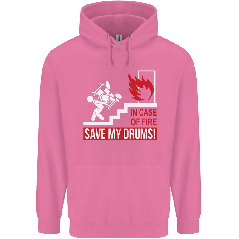Emergency Drums Drummer Drumming Mens 80% Cotton Hoodie Azelea