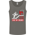 Emergency Drums Drummer Drumming Mens Vest Tank Top Charcoal