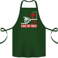 Emergency Motorbike Biker Motorcycle Cotton Apron 100% Organic Forest Green