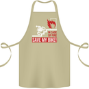 Emergency Motorbike Biker Motorcycle Cotton Apron 100% Organic Khaki