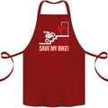 Emergency Motorbike Biker Motorcycle Cotton Apron 100% Organic Maroon