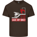 Emergency Motorbike Biker Motorcycle Kids T-Shirt Childrens Chocolate