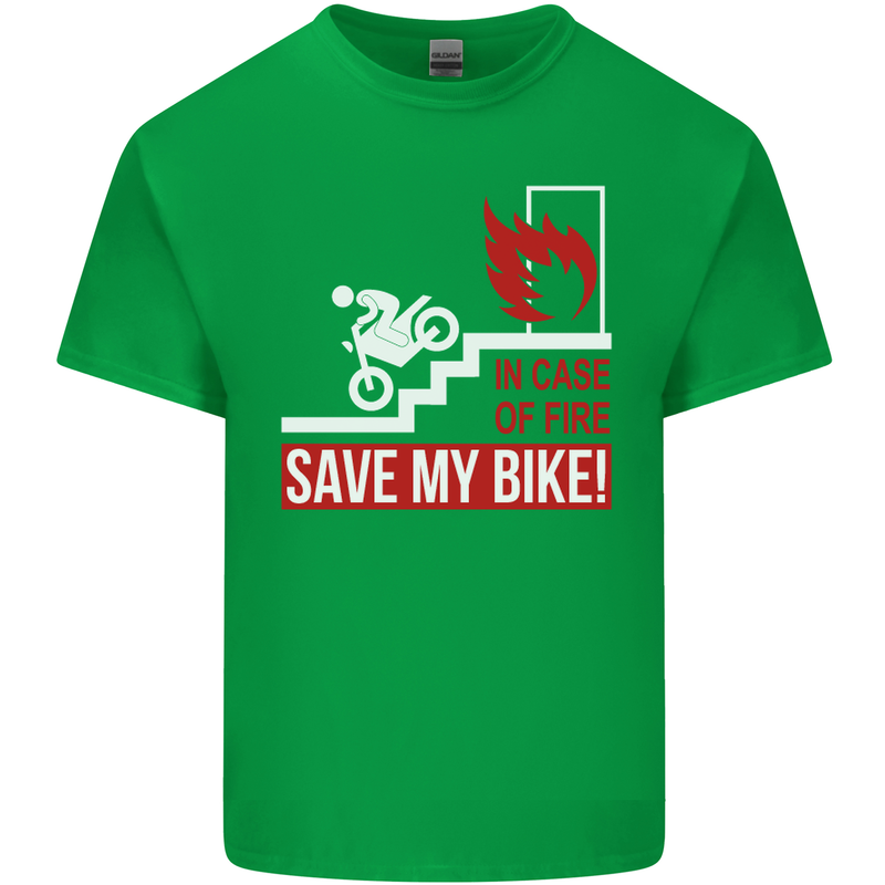 Emergency Motorbike Biker Motorcycle Kids T-Shirt Childrens Irish Green