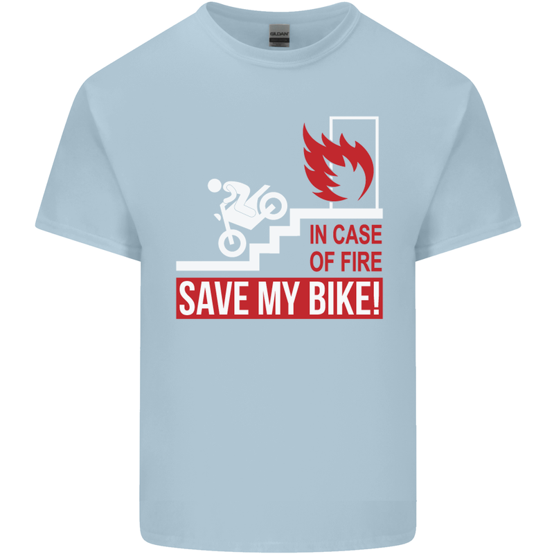 Emergency Motorbike Biker Motorcycle Kids T-Shirt Childrens Light Blue