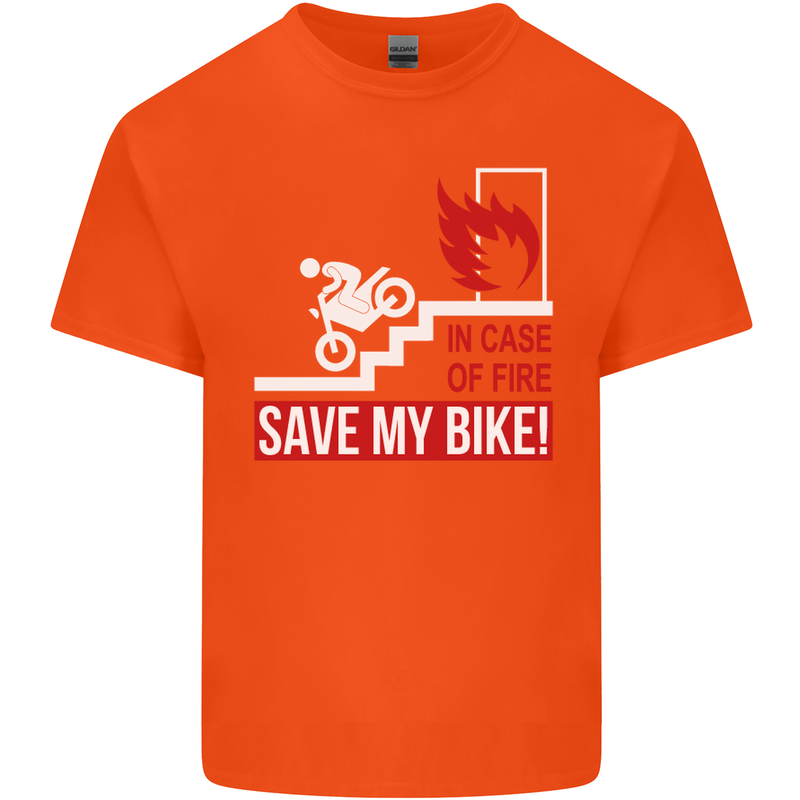 Emergency Motorbike Biker Motorcycle Kids T-Shirt Childrens Orange