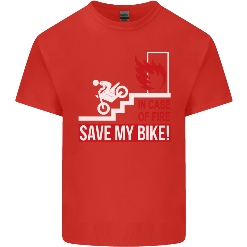 Emergency Motorbike Biker Motorcycle Kids T-Shirt Childrens Red