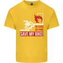 Emergency Motorbike Biker Motorcycle Kids T-Shirt Childrens Yellow