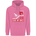 Emergency Save My Bike Motorcycle Biker Childrens Kids Hoodie Azalea