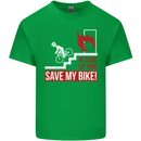 Emergency Save My Bike Motorcycle Biker Kids T-Shirt Childrens Irish Green