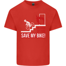 Emergency Save My Bike Motorcycle Biker Kids T-Shirt Childrens Red
