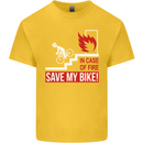 Emergency Save My Bike Motorcycle Biker Kids T-Shirt Childrens Yellow