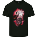 Enchanted Tiger Fantasy Spiritual Mystical Mens Cotton T-Shirt Tee Top Black