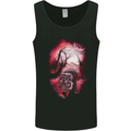 Enchanted Tiger Fantasy Spiritual Mystical Mens Vest Tank Top Black