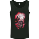 Enchanted Tiger Fantasy Spiritual Mystical Mens Vest Tank Top Black