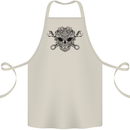 Engine Skull Mechanic Car Biker Motorbike Cotton Apron 100% Organic Natural