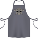 Engine Skull Mechanic Car Biker Motorbike Cotton Apron 100% Organic Steel