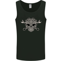 Engine Skull Mechanic Car Biker Motorbike Mens Vest Tank Top Black