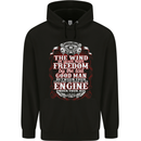 Engine Under Your Ass Biker Motorbike Mens Hoodie Black