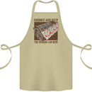 Engines & Beer Cars Hot Rod Mechanic Funny Cotton Apron 100% Organic Khaki