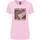 Engines & Beer Cars Hot Rod Mechanic Funny Womens Wider Cut T-Shirt Light Pink
