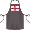 England Flag St Georges Day Rugby Football Cotton Apron 100% Organic Dark Grey