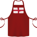 England Flag St Georges Day Rugby Football Cotton Apron 100% Organic Maroon