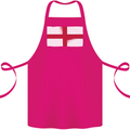 England Flag St Georges Day Rugby Football Cotton Apron 100% Organic Pink