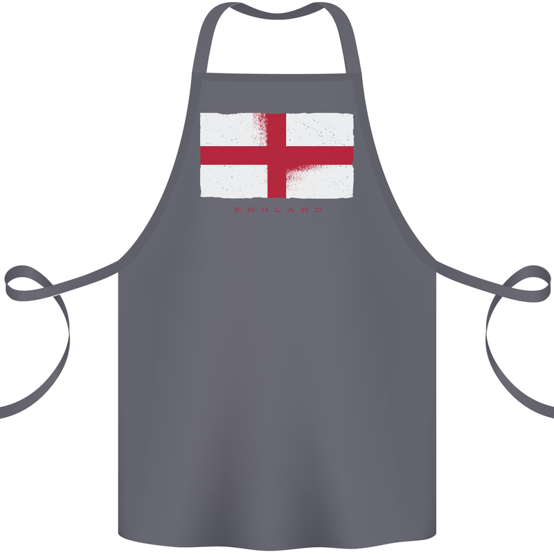 England Flag St Georges Day Rugby Football Cotton Apron 100% Organic Steel