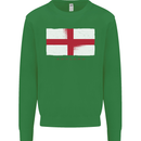 England Flag St Georges Day Rugby Football Kids Sweatshirt Jumper Irish Green