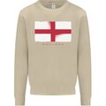 England Flag St Georges Day Rugby Football Mens Sweatshirt Jumper Sand