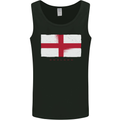 England Flag St Georges Day Rugby Football Mens Vest Tank Top Black