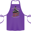 English Brotherhood Cotton Apron 100% Organic Purple