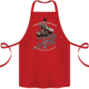 English Brotherhood Cotton Apron 100% Organic Red