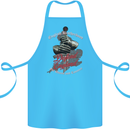 English Brotherhood Cotton Apron 100% Organic Turquoise