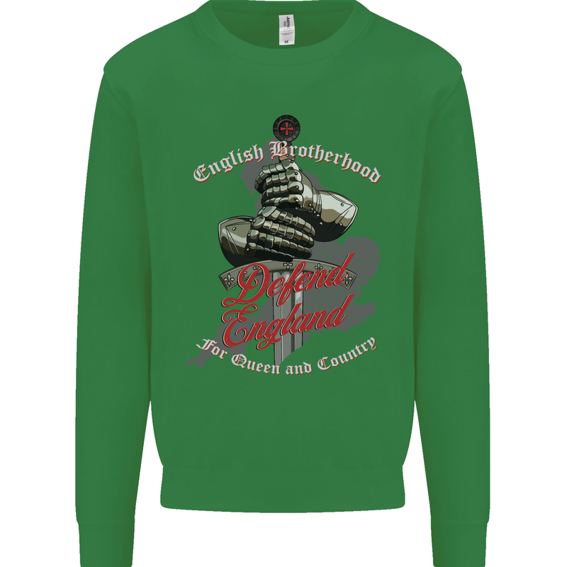 English Brotherhood Kids Sweatshirt Jumper Irish Green