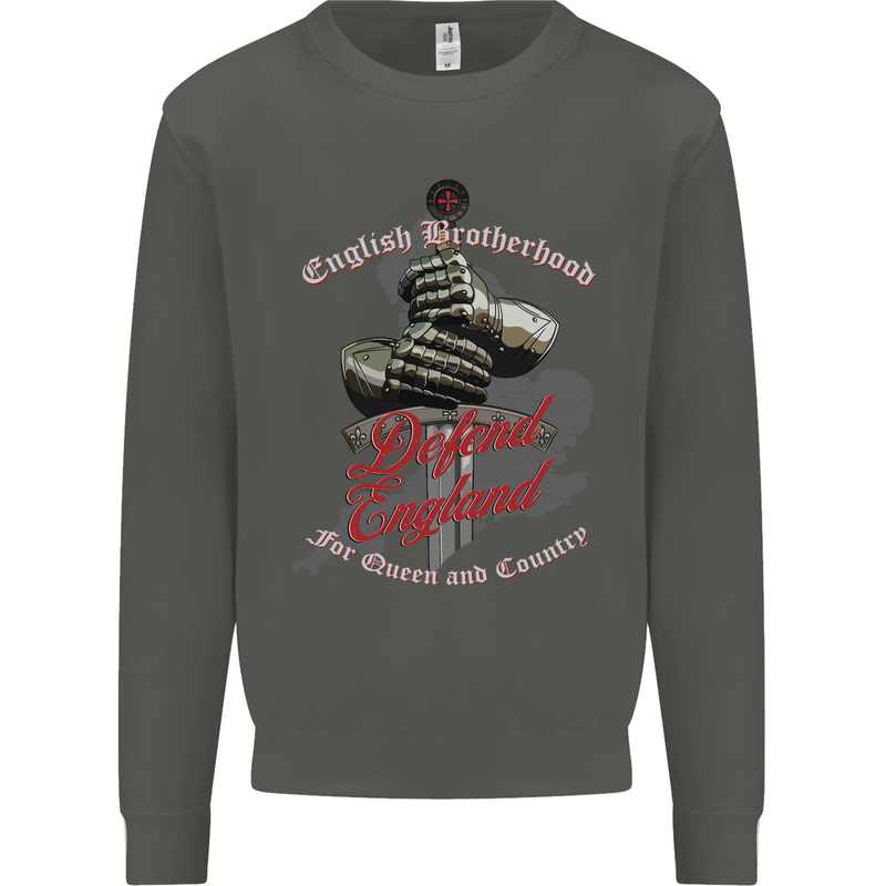 English Brotherhood Kids Sweatshirt Jumper Storm Grey