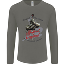 English Brotherhood Mens Long Sleeve T-Shirt Charcoal