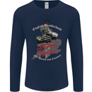 English Brotherhood Mens Long Sleeve T-Shirt Navy Blue