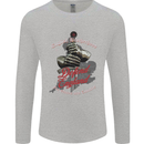 English Brotherhood Mens Long Sleeve T-Shirt Sports Grey