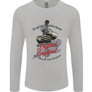 English Brotherhood Mens Long Sleeve T-Shirt Sports Grey